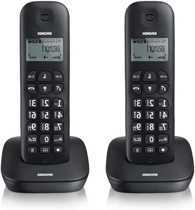 Draadloze Telefoon - DECT Set - Thuis Bellen - ECO Functie - 20 Geheugens - Zwart