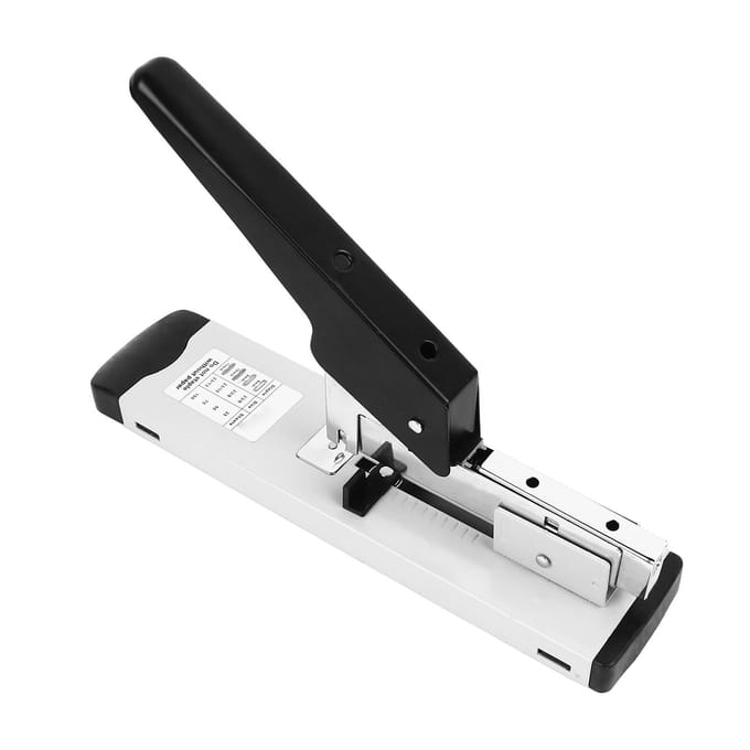 Nietmachine Grote Capaciteit Metaal Desktop Handheld Papiernietmachine Gereedschap voor Kantoor School white