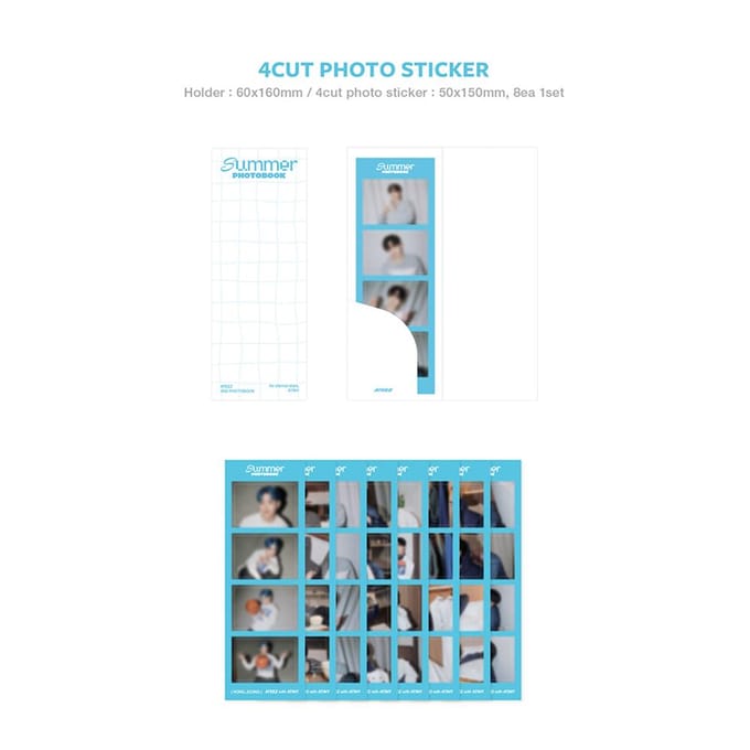 ATEEZ - 2023 Zomer Fotoboek blue