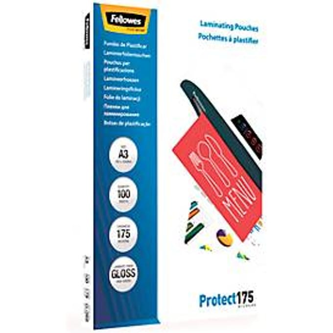 Fellowes lamineerfolie Protect A3, glanzend, 175 micron, 100 stuks