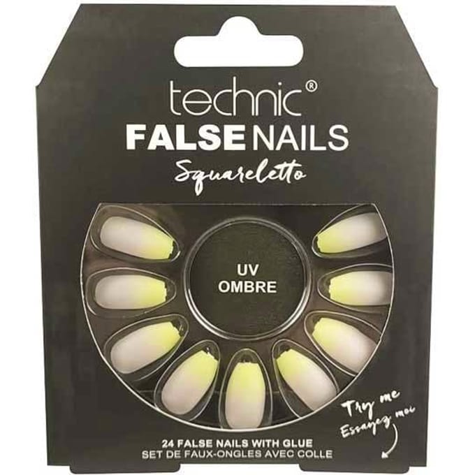 Technic False Nails Squareletto UV Ombre 24 st