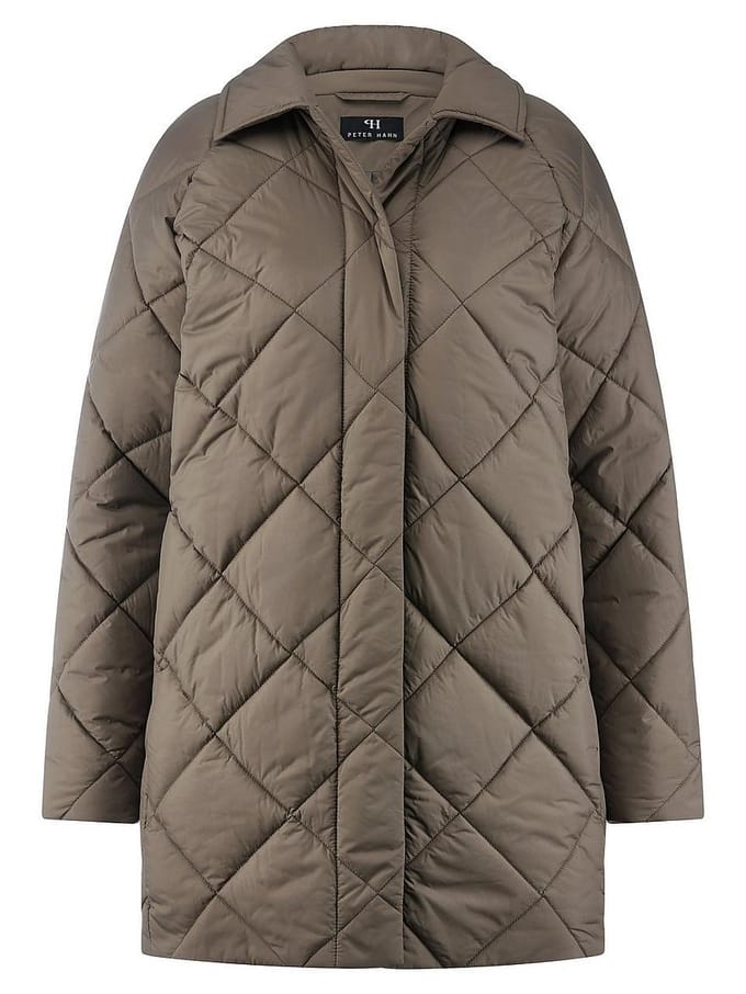 Gewatteerde jas Van Peter Hahn beige