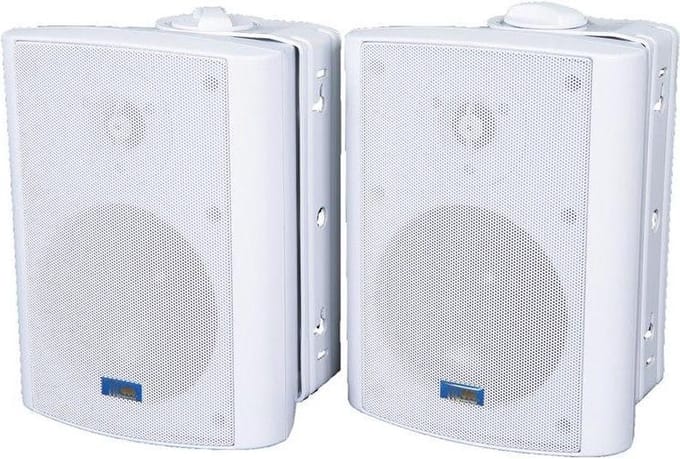 TIC ASP60-W  - Professional Terras Speakers 8Ω 70v 5" 80W (paar) - wit