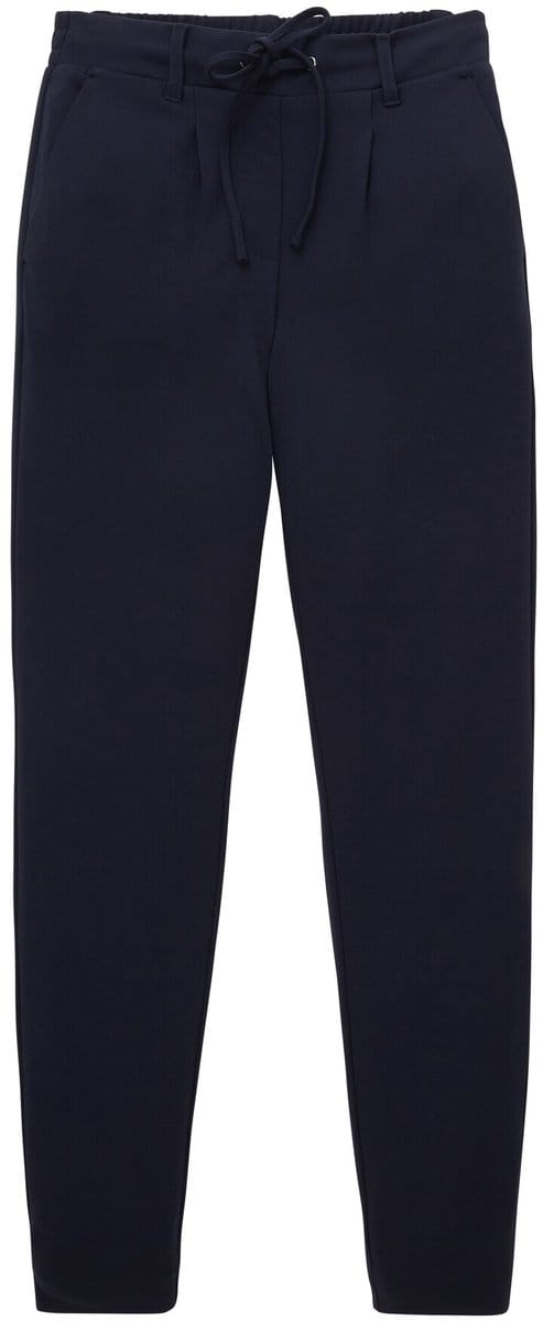Tom Tailor - Wijdvallende stoffen broek - Maat 34/32 - Real Navy Blue