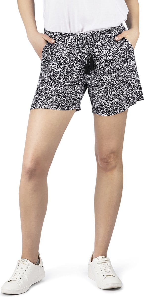 DENIMFY Dames Short DFLia regular/straight Veelkleurig M Volwassenen Zomerbroek - Elastische Taille