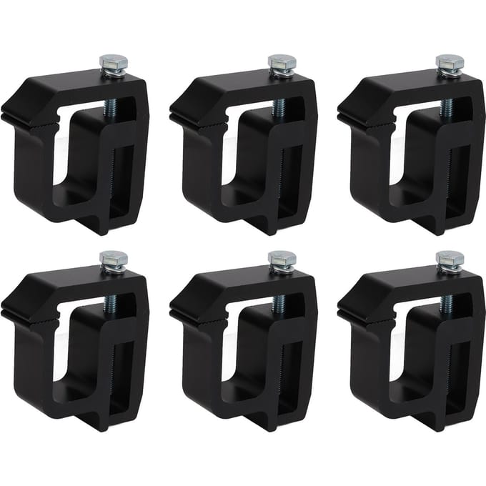 6 Stuks Montageklemmen voor Pick-up Cap Vervanging voor Chevy Silverado Sierra 1500 2500 3500 black