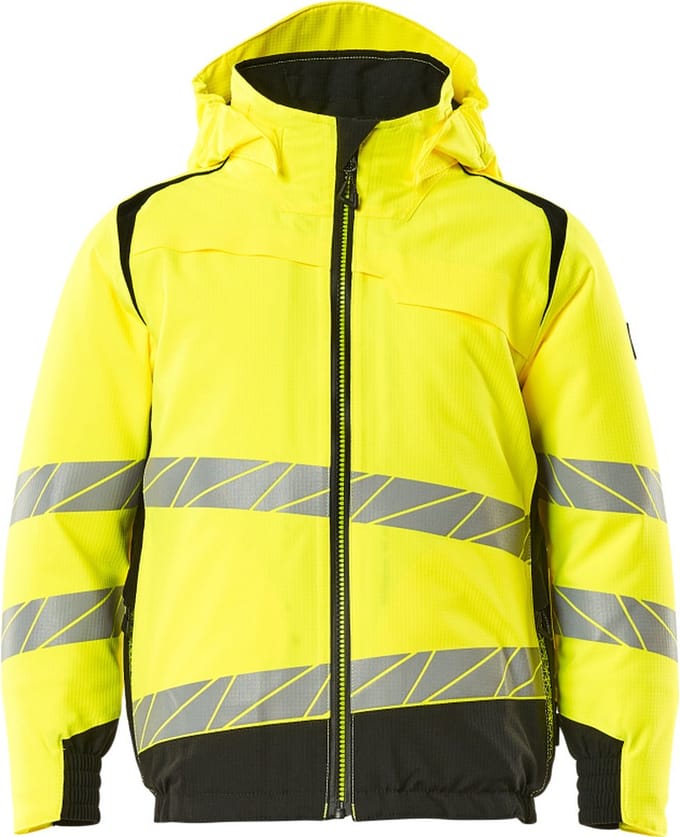Mascot Accelerate Safe Winterjas voor kinderen 19935-449 - Hi-Vis geel/zwart - 152
