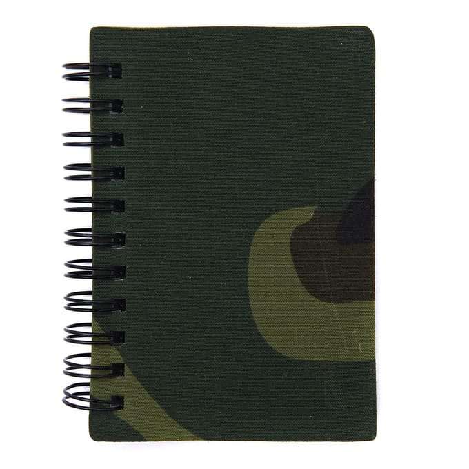 Notitieboek A7 woodland camo