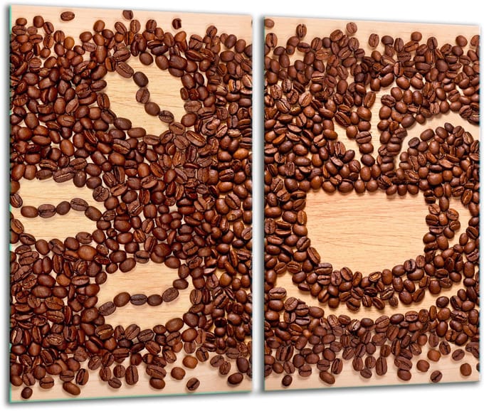 TMK ArtDeko Serie - Glas Snijplank - 2x 30x52 cm - Inductie