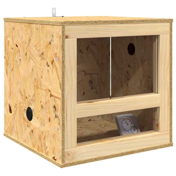 vidaXL Terrarium Bruin 40 x 40 x 40 cm OSB