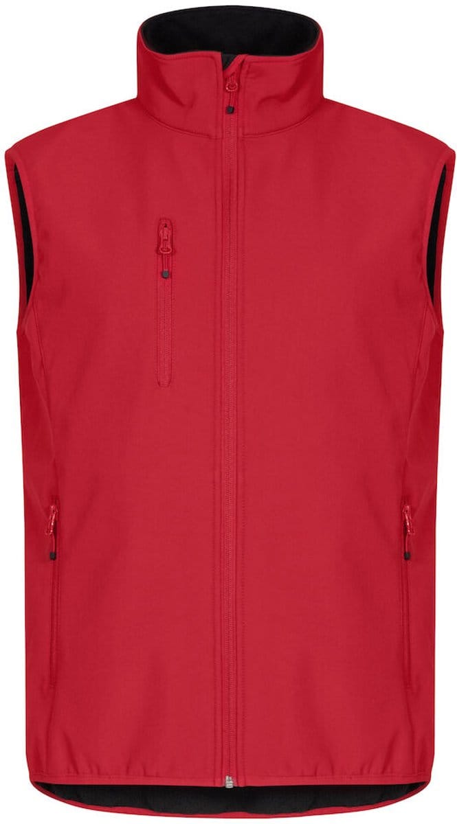 Clique Classic Softshell Vest 0200911 - Rood - XXL