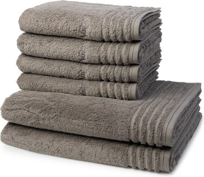 Vossen 4 X Handdoek 2 X Douchehanddoek - in een set Vienna Style Supersoft
