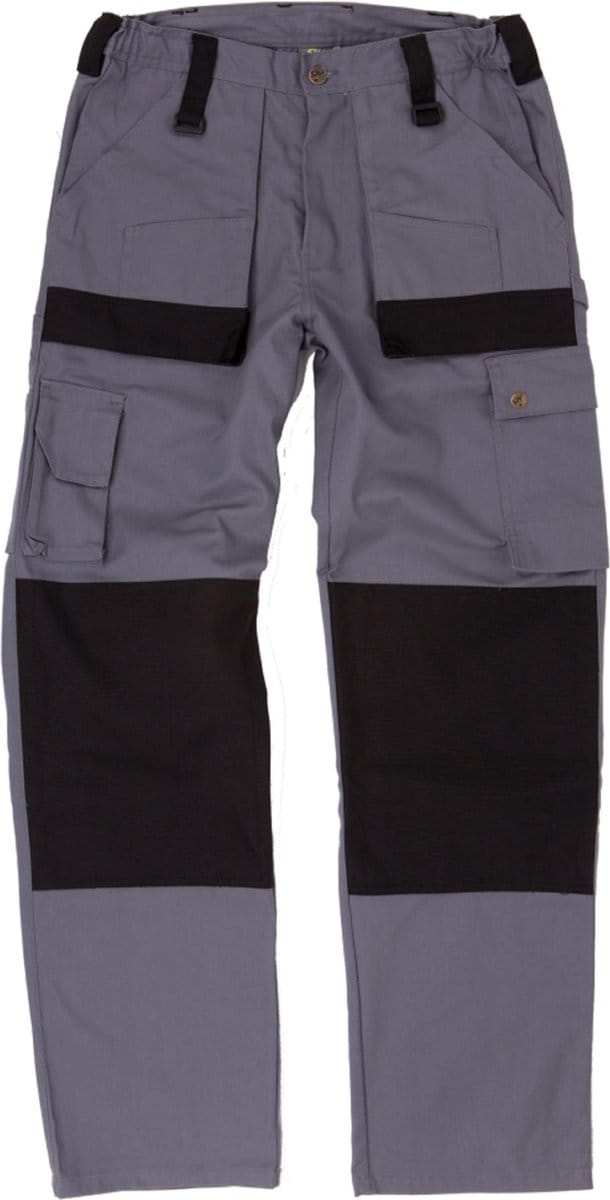 Werkbroek Safeworker Tigris grijs/zwart maat 54