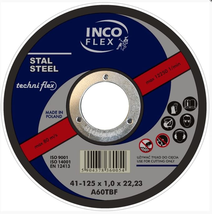 INCO-VERI Serie - Slijp- en Snijschijf - 115mm - 2mm - Type 41