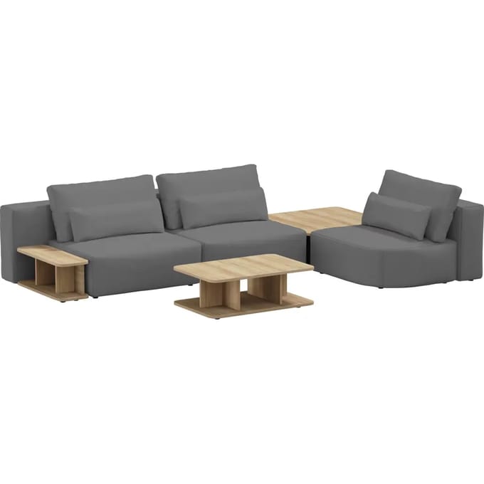 3-zitsbank met een set tafels Sit Sit Ripose