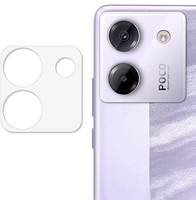 Coverup Camera Lens Protector - Geschikt voor Xiaomi Poco M7 Pro 5G Camera Lens Protector - Coverup 9H Tempered Glass - Transparant