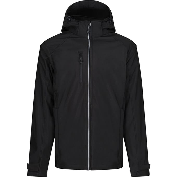 Regatta Heren Erasmus 4 In 1 Jas Soft Shell (Zwart)