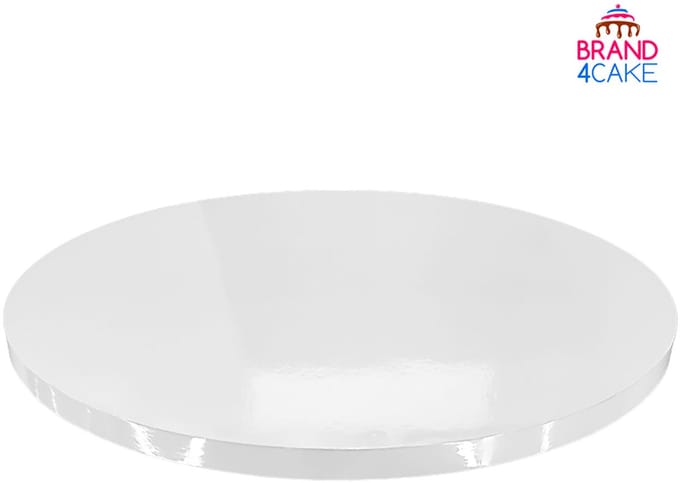Brand4Cake LUXE – Cake Drum – Wit Glanzend – 25 cm – 1,2 cm Dik