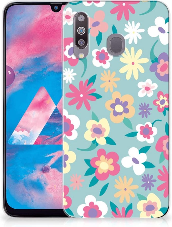 Samsung Galaxy M30 TPU Case Flower Power