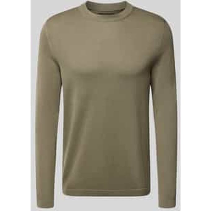 slim fit pullover van puur katoen Marc O'Polo × DFB Travel collectie