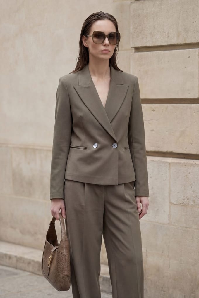 Klassieke Geknoopte Blazer