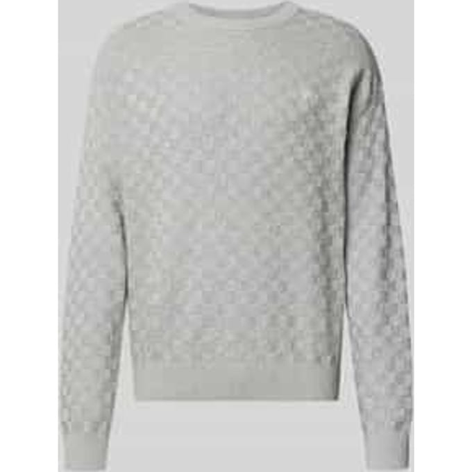 Regular fit pullover in gebreide look