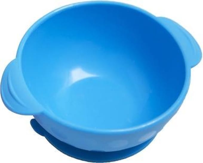 Nuby Magische Kom met Zuigbodem 300ml Blauw 9m+
