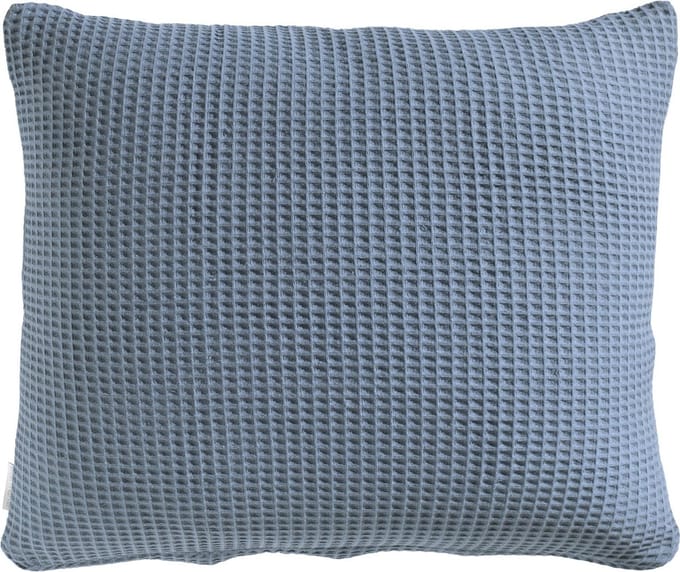 Heckettlane Wafel Kussensloop - Blauw - 60x70cm - Blauw