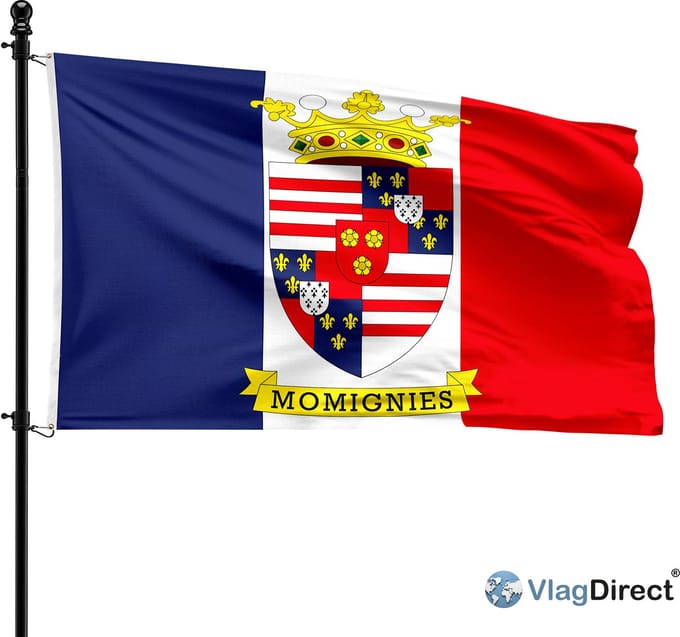 Gemeente Momignies vlag - 90 x 150 cm.