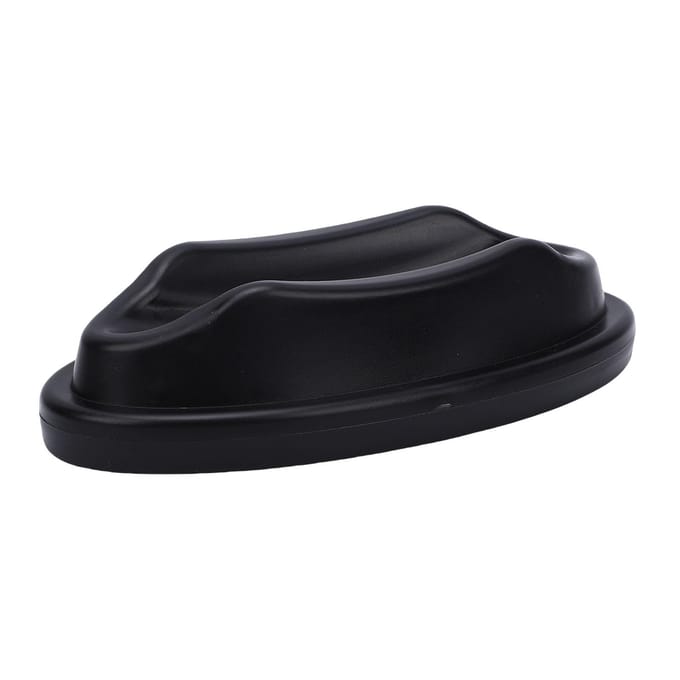 Fietstrainer Voorwielblok Plastic   Randen Verbeteren Stabiliteit Fiets Stabilisatie Stand voor Binnenshuis Fietsen Oefening black