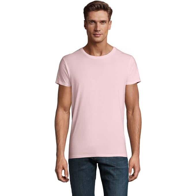 SOLS Heren Kruisvaarder T-Shirt (Lichtroze)