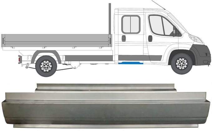Reparatie dorpel voor Citroen Jumper 2006-2025 / Links = Rechts