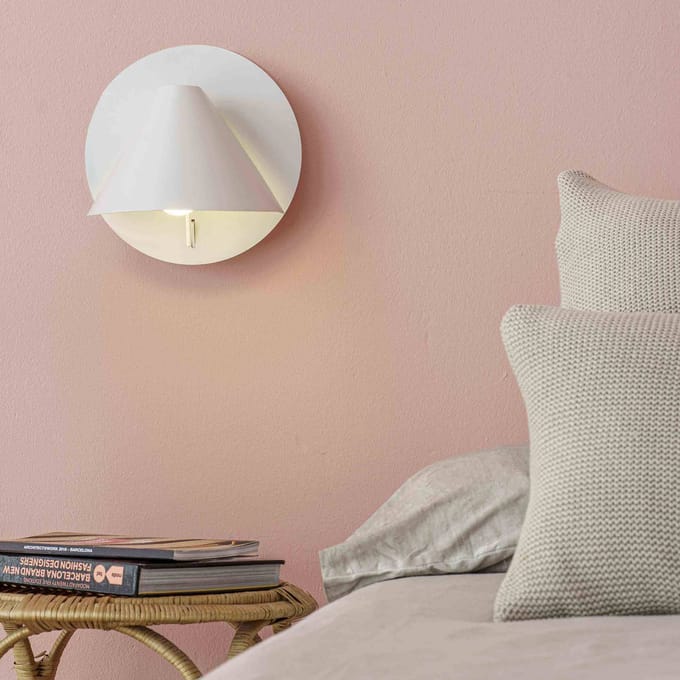 FARO BARCELONA Wandlamp Noon, draai- en zwenkbaar