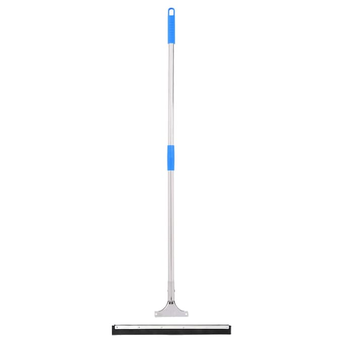 vidaXL Vloerwisser 45x122,5 cm staal en rubber