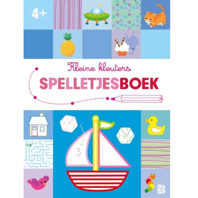 Kleine Kleuters - Spelletjesboek 4+ - Kleine Kleuters