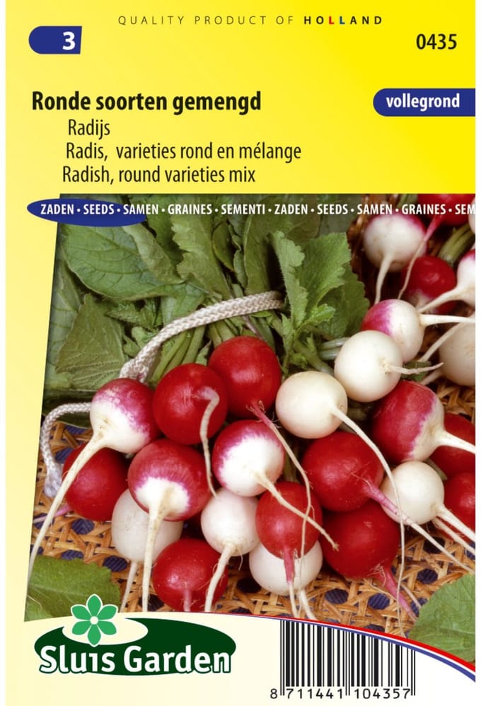 Sluis Garden - Radijs Ronde Soorten gemengd
