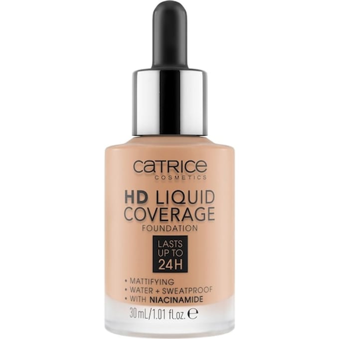 Catrice - Liquid Make-Up HD Liquid Coverage (Foundation) 30 ml 040 Warm Beige -