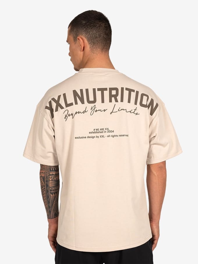 XXL Sportswear Premium Oversized Tee - Sand Sand M