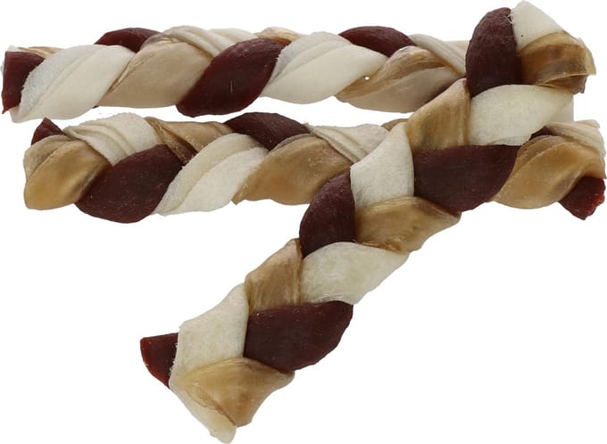 Braaaf Hondensnack Twister Vlecht Klein 12 cm - 80 gr