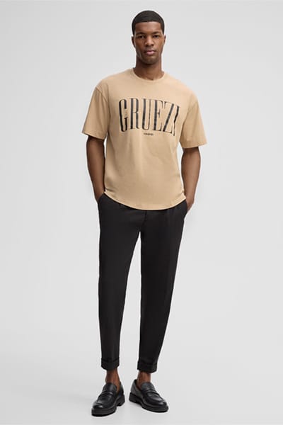 T-shirt Skele, beige