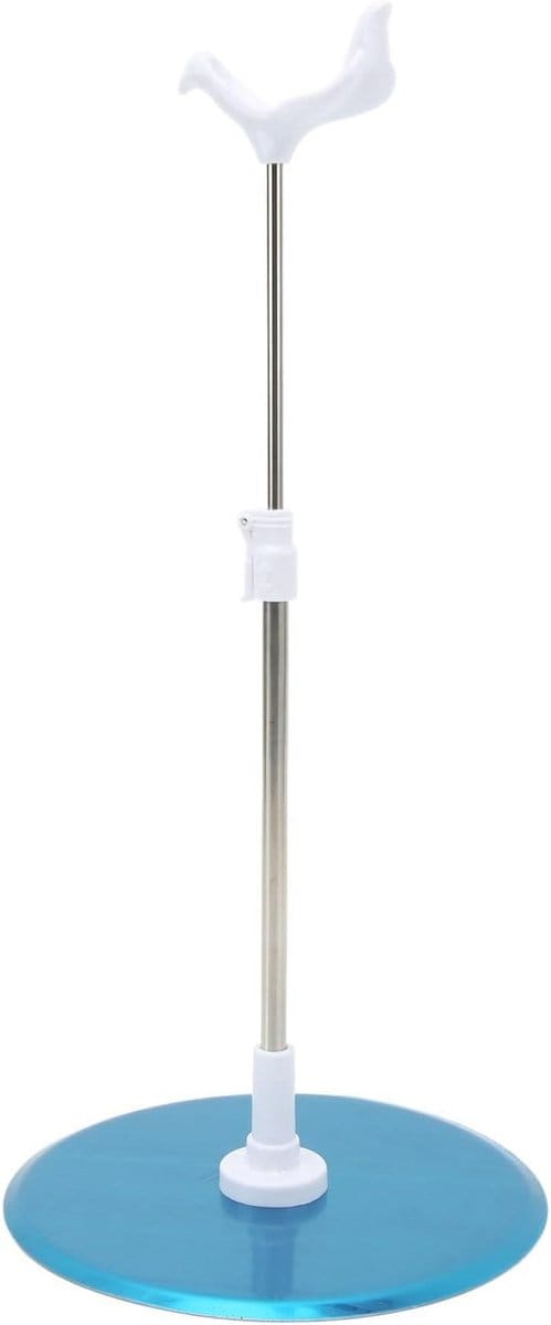 Poppenstandaard - Displayhouder Figuur - Verzamelpoppen Tonen - Verstelbare Hoogte - 17.8 Cm