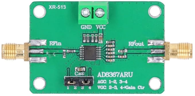 IF Versterker 45dB Gain AGC 0.1 - 500MHz voor Ontvanger