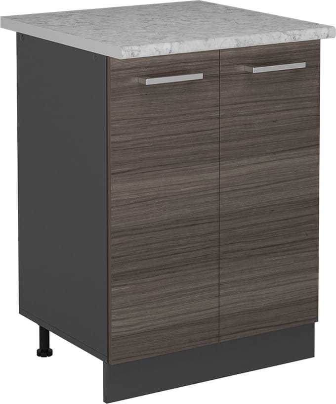 Vicco R-Line Keukenonderkast – 60 cm WB Marmer Edel grijs