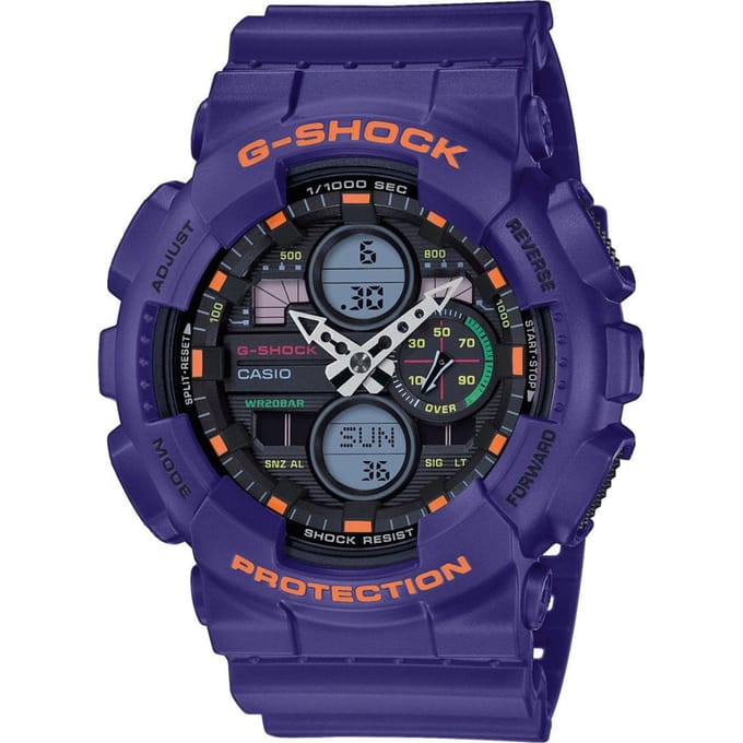 Casio G-Shock GA-140-6AER Herenhorloge 50 mm - Paars