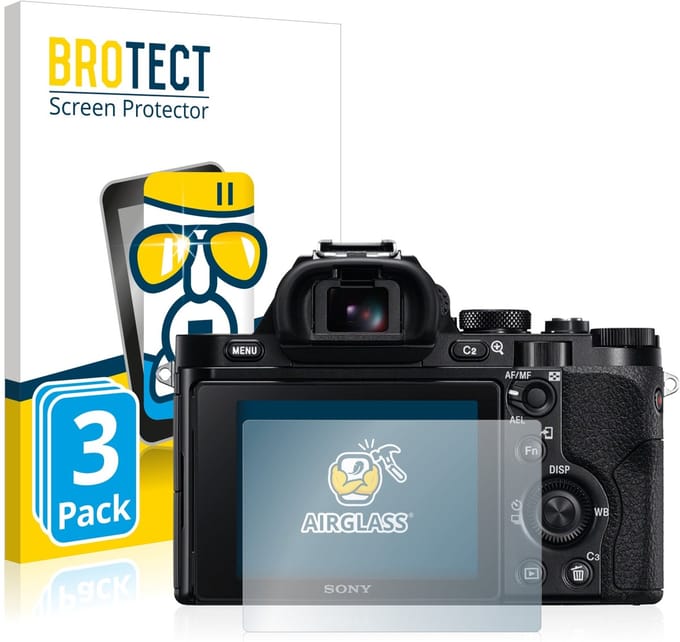 Screenprotector 3 Stuks voor Sony Alpha 7 (ILCE-7) Beschermglas transparant