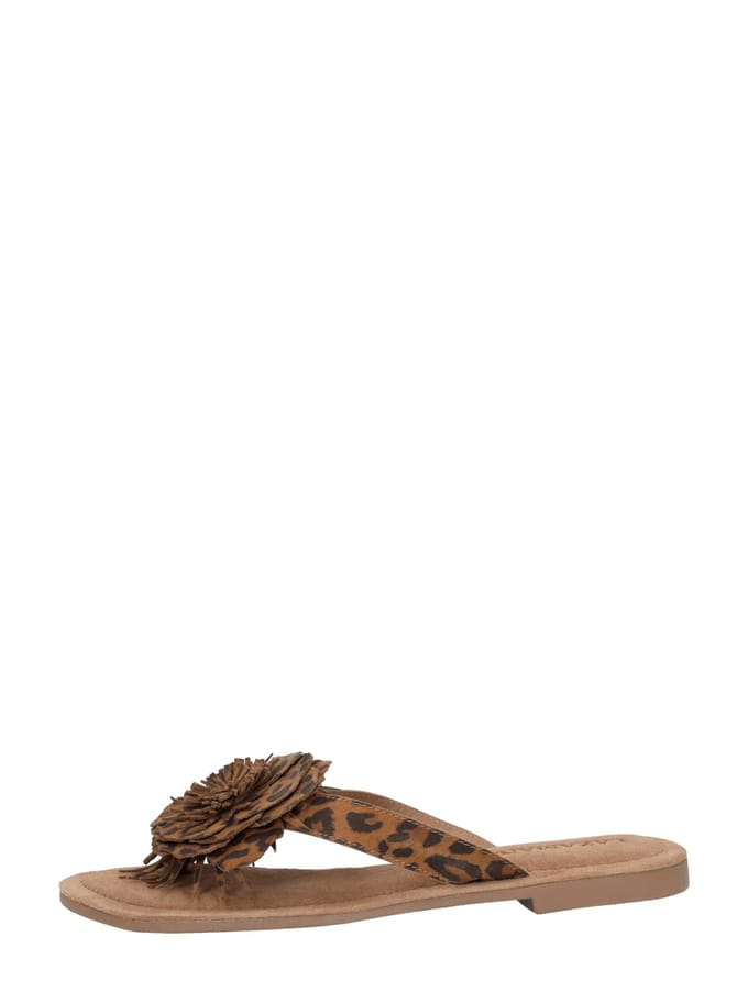 Lazamani Nomi Teenslippers - Middelbruin - Maat 41
