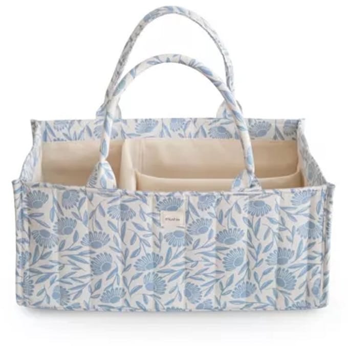 Mushie Luierorganizer | Blauwe Bloemen