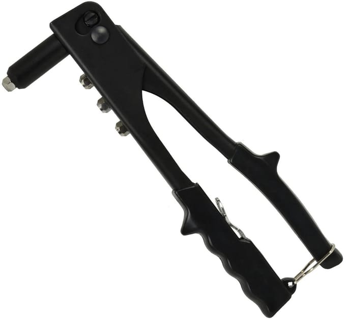 GEKO Riveteertang - 4 maten - Staal - Ergonomisch - 240 mm