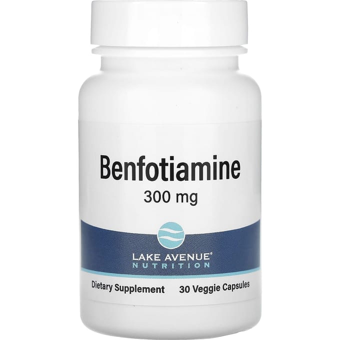 Benfotiamine avec L-Leucine, 300 mg, 30 capsules végétales