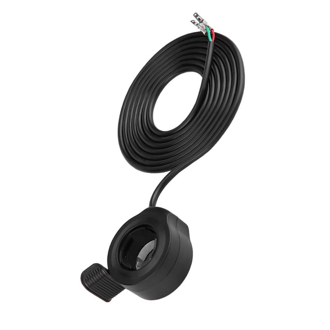 22mm 78inch Universele Duim Gashendel Snelheidsregeling Assemblage voor E-bike Elektrische Fiets Scooters zwart